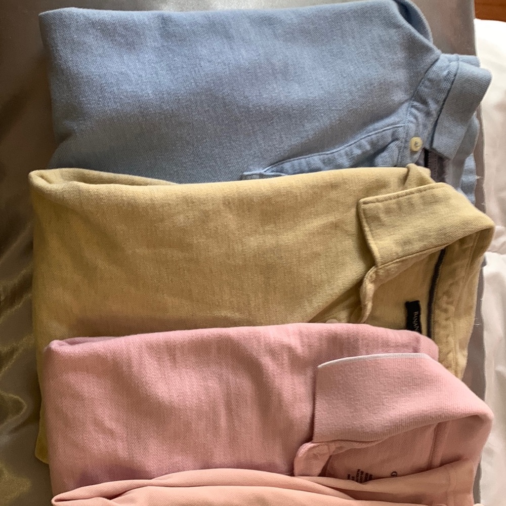 Pastel Variety of Womens/Mens Collared Shirts
